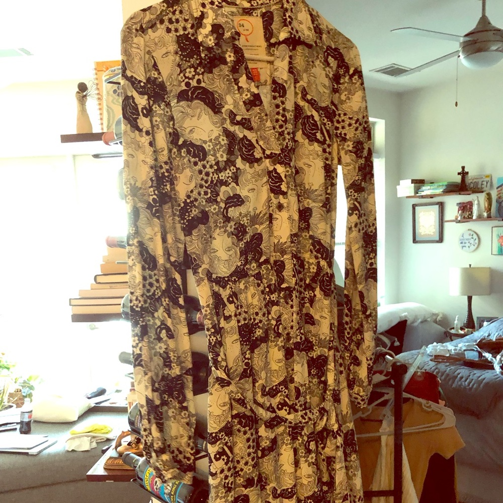 Anthropologie Flowy dress